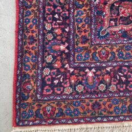 Antique Mud Hand-Knotted East Persian Rug