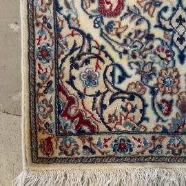 Nain Hand-Knotted Central Persian Runner Rug